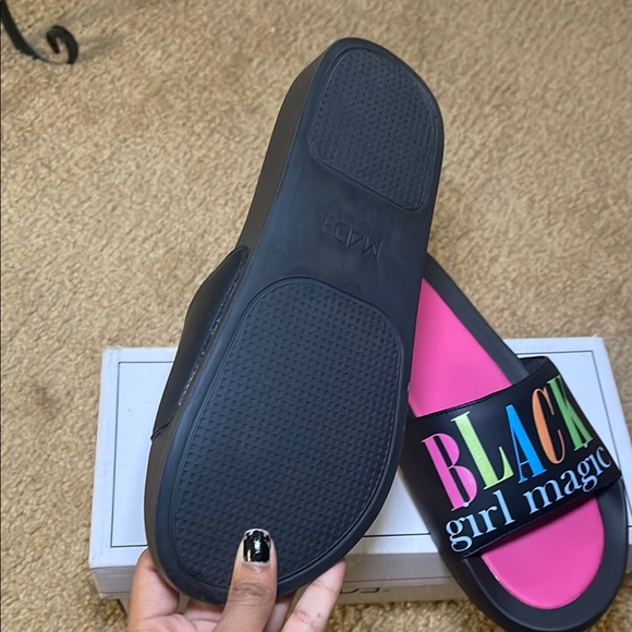 Colorful Slide Sandals - Picture 2 of 4